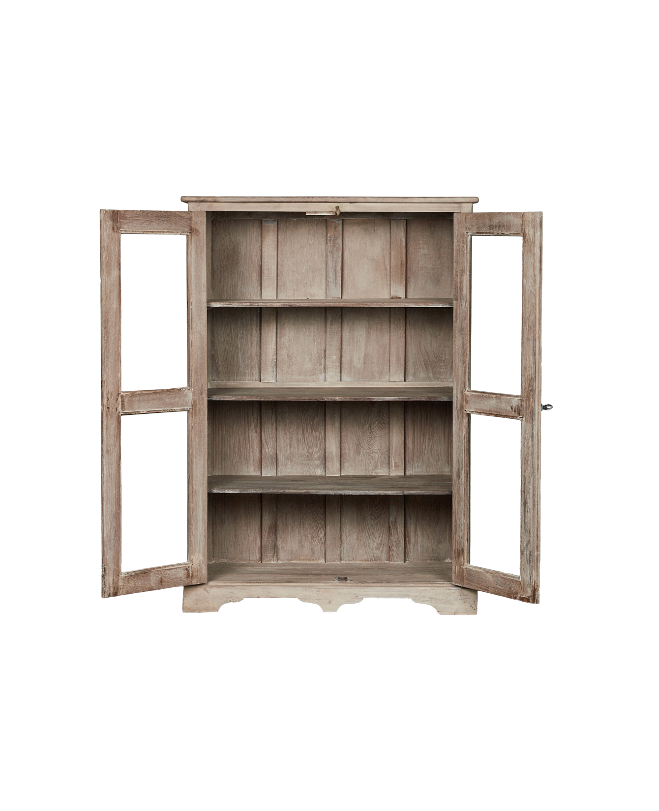 Vintage Wood Cabinet - Bleached from India made of Wood