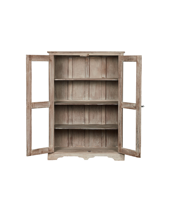 Wood Cabinet - Bleached