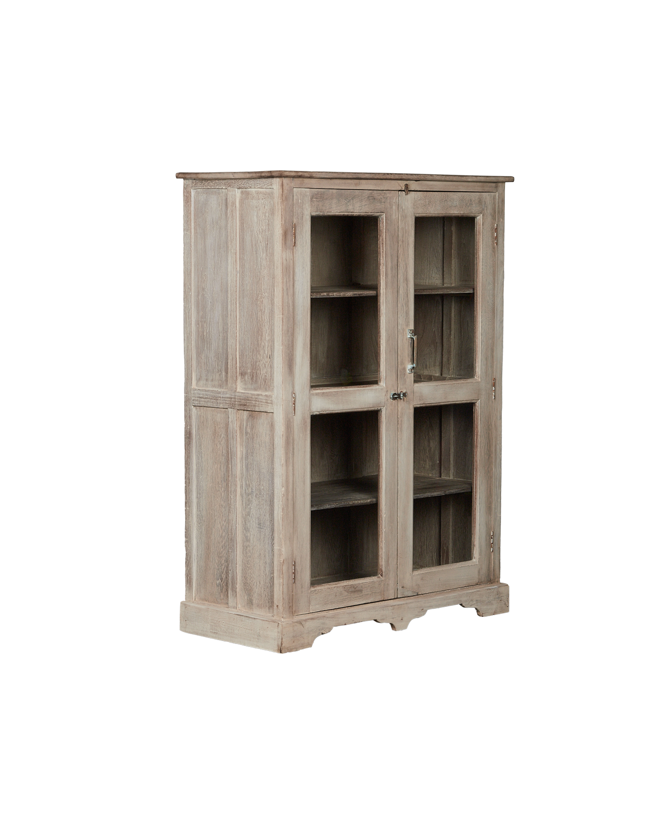 Vintage Wood Cabinet - Bleached from India made of Wood