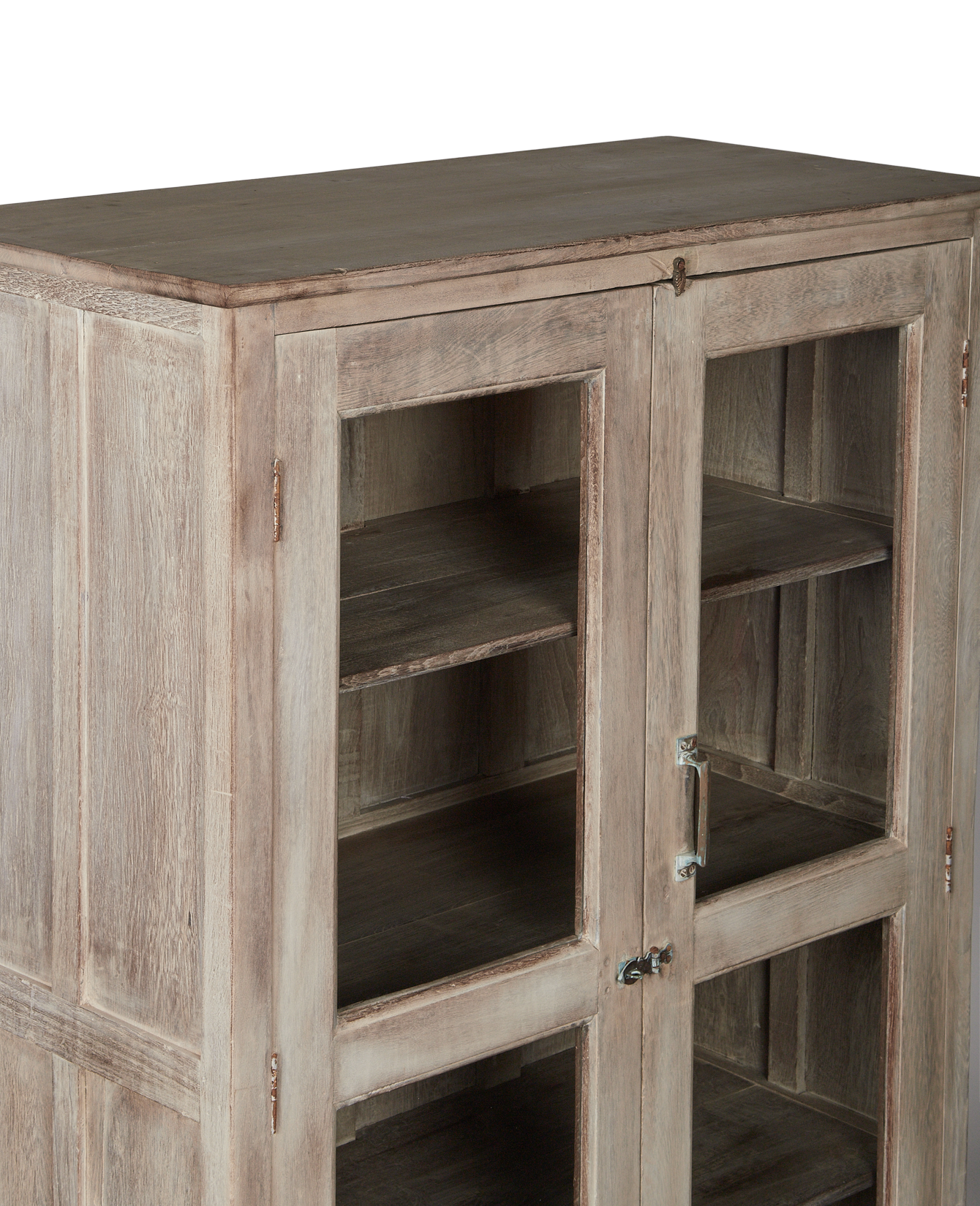 Vintage Wood Cabinet - Bleached from India made of Wood