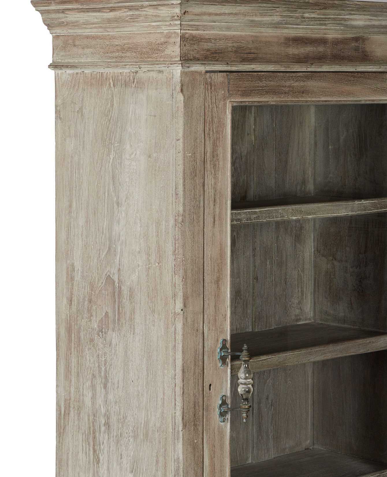 Vintage Wood Cabinet - Bleached from India made of Wood