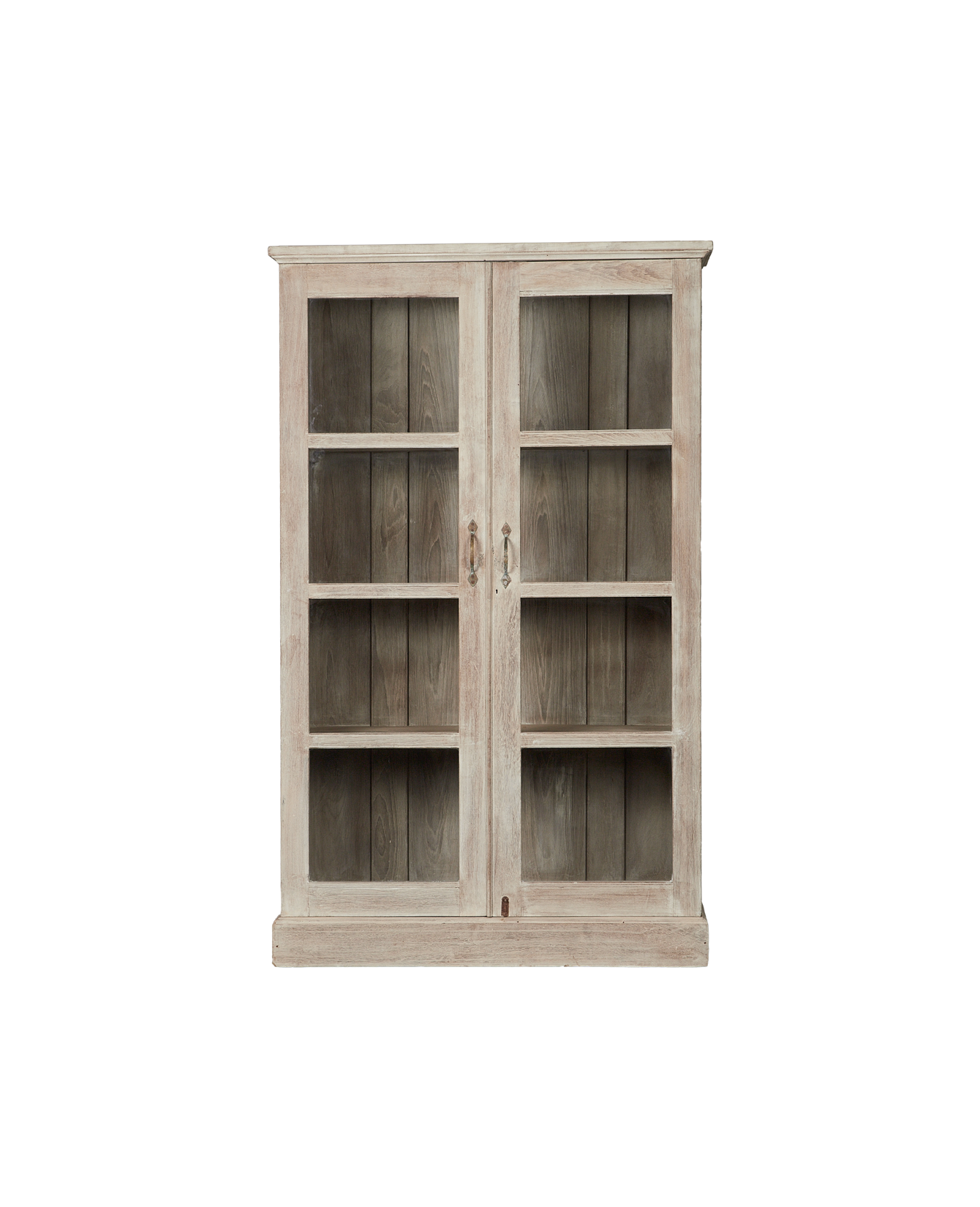 Vintage Wood Cabinet - Bleached from India made of Wood