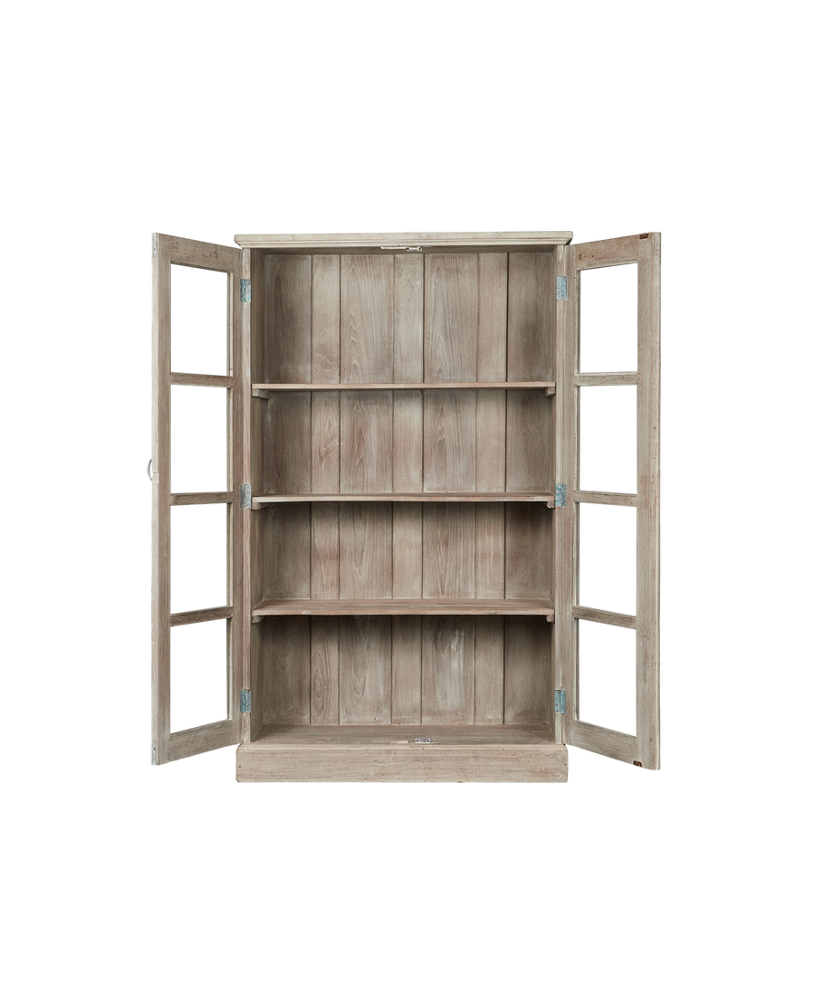 Vintage Wood Cabinet - Bleached from India made of Wood
