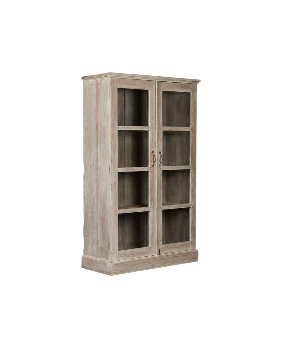 Vintage Wood Cabinet - Bleached from India made of Wood