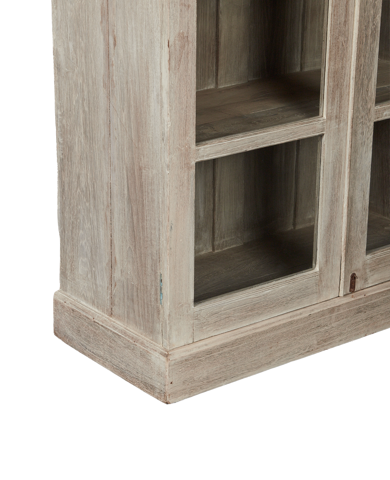 Vintage Wood Cabinet - Bleached from India made of Wood