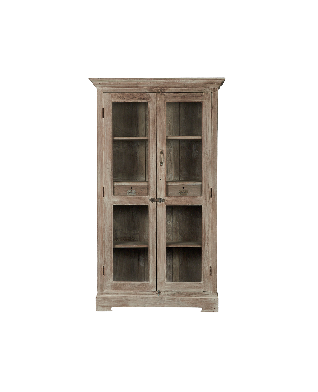 Vintage Wood Cabinet - Bleached from India made of Wood