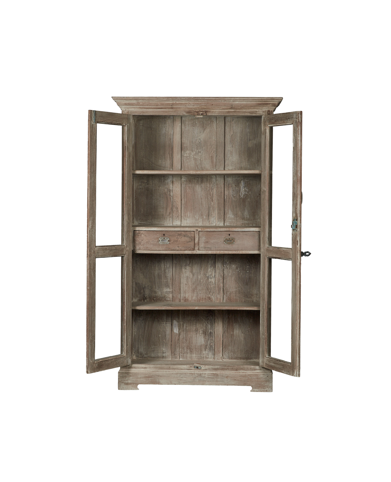 Vintage Wood Cabinet - Bleached from India made of Wood