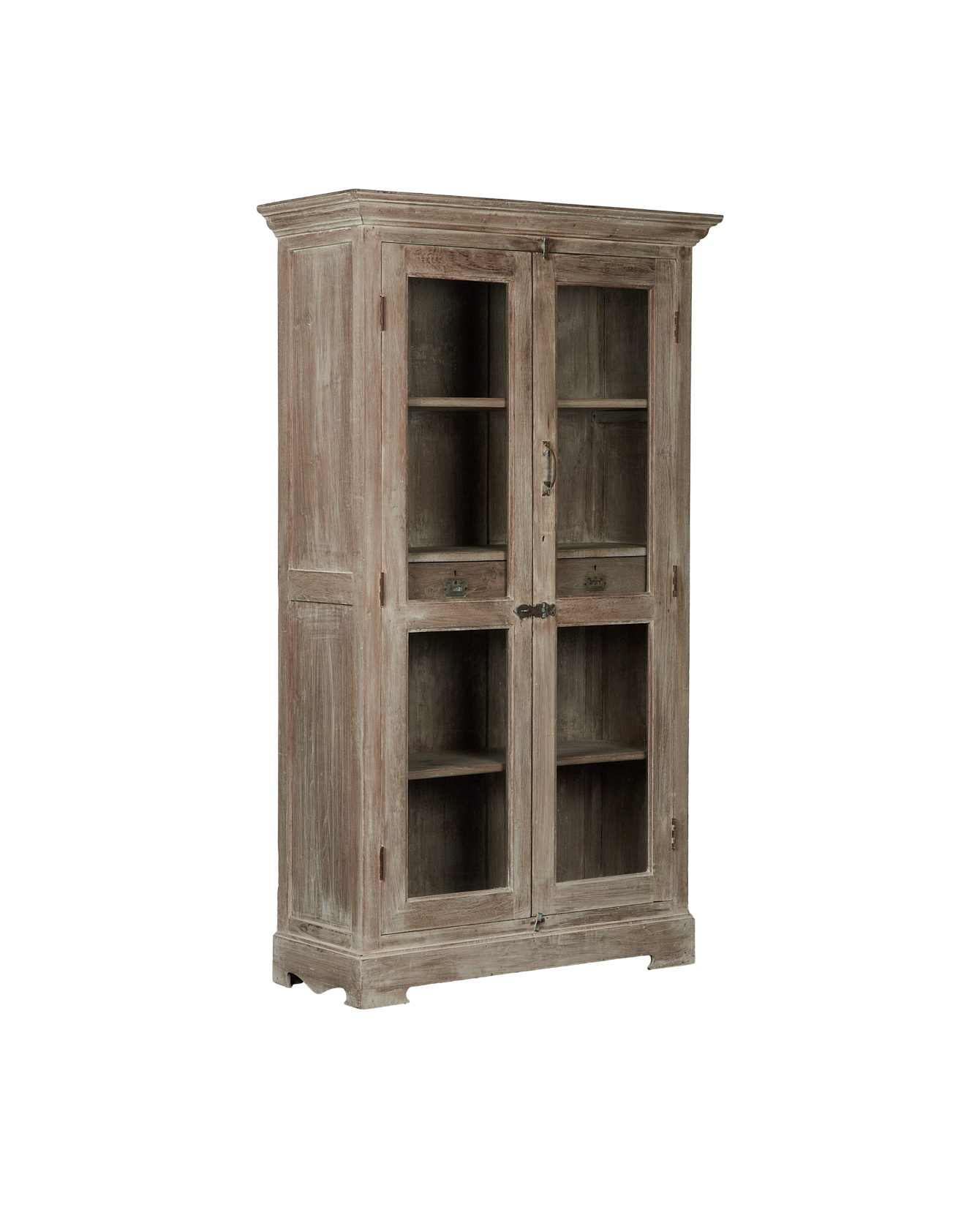 Vintage Wood Cabinet - Bleached from India made of Wood