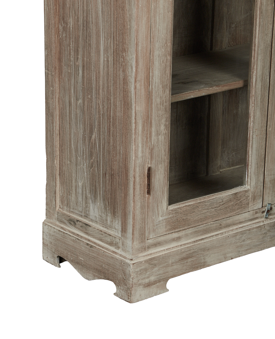 Vintage Wood Cabinet - Bleached from India made of Wood