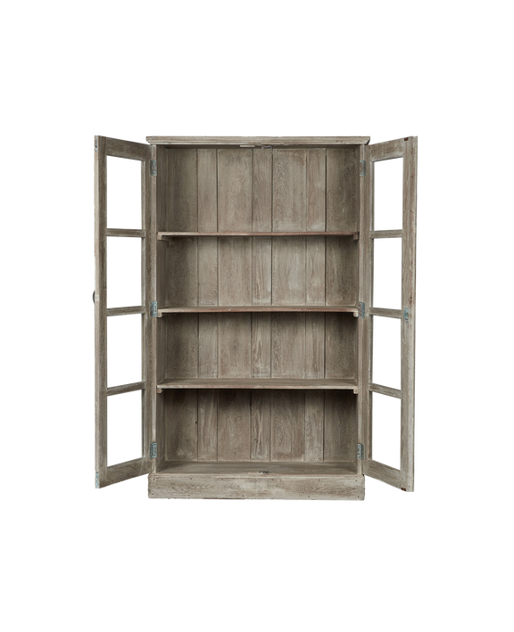 Wood Cabinet - Bleached