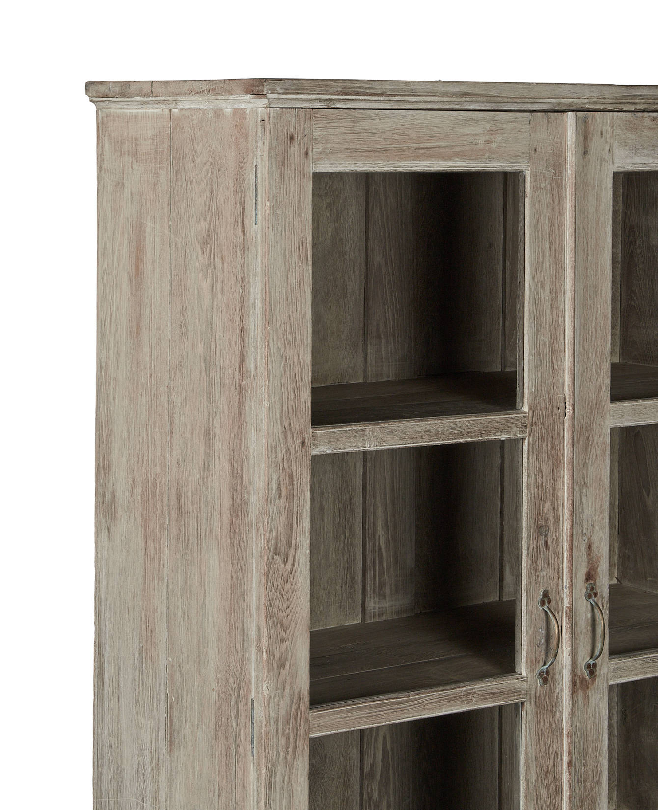 Vintage Wood Cabinet - Bleached from India made of Wood
