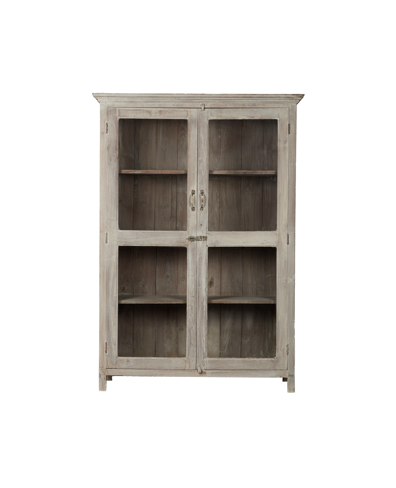 Vintage Wood Cabinet - Bleached from India made of Wood