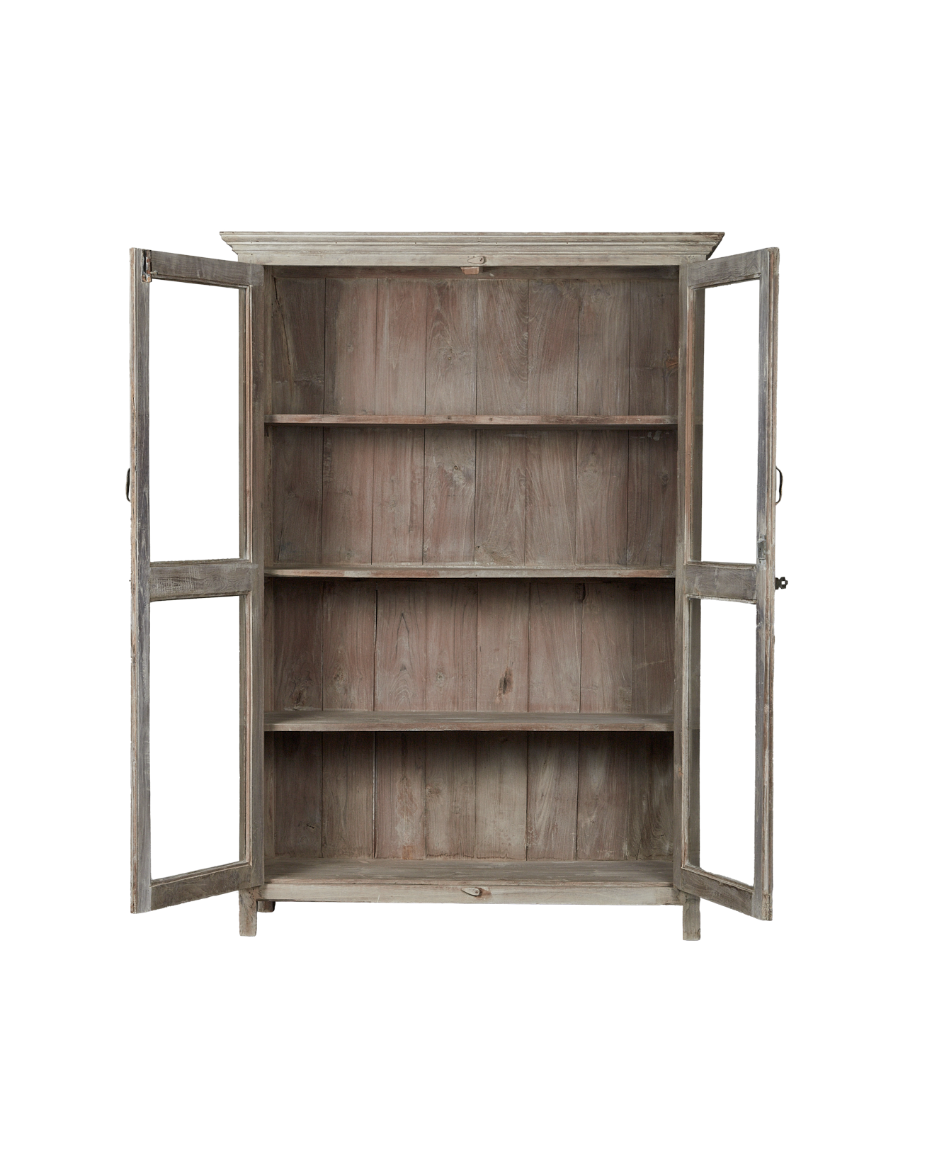 Vintage Wood Cabinet - Bleached from India made of Wood