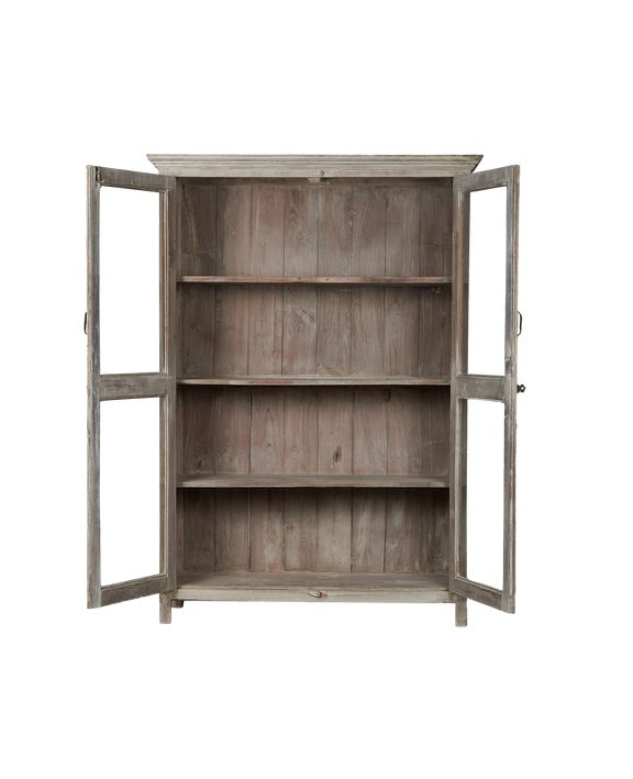Wood Cabinet - Bleached
