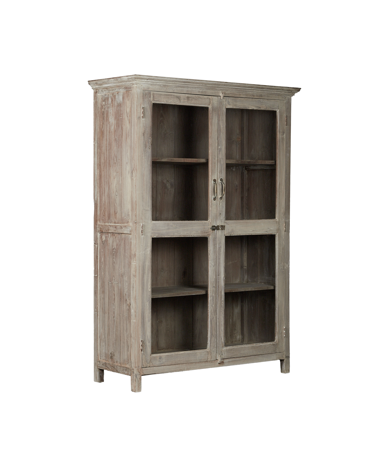 Vintage Wood Cabinet - Bleached from India made of Wood