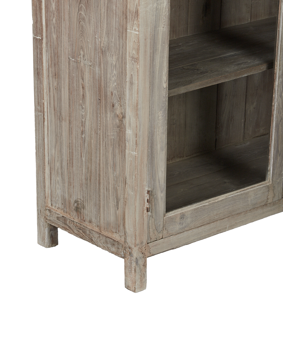 Vintage Wood Cabinet - Bleached from India made of Wood