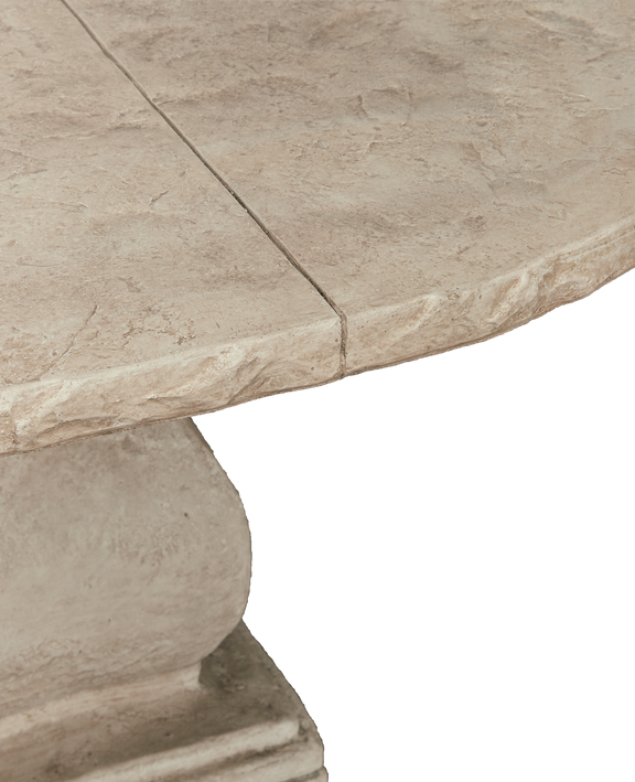 Cast Oval Dining Table - Hewn Edge