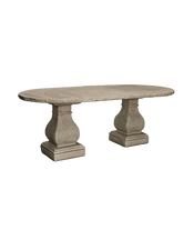 Cast Oval Dining Table - Hewn Edge