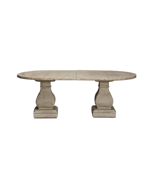 Cast Oval Dining Table - Hewn Edge