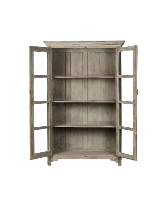 Wood Cabinet - Bleached