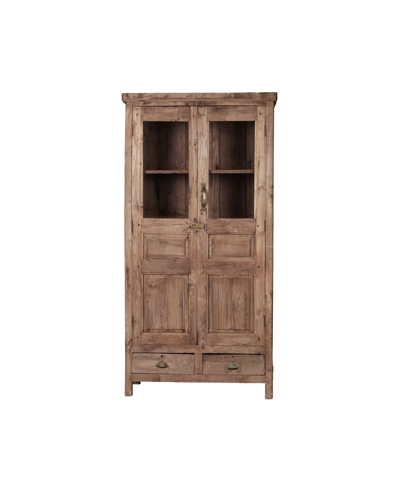 Vintage Wood Cabinet - Natural from India made of Wood