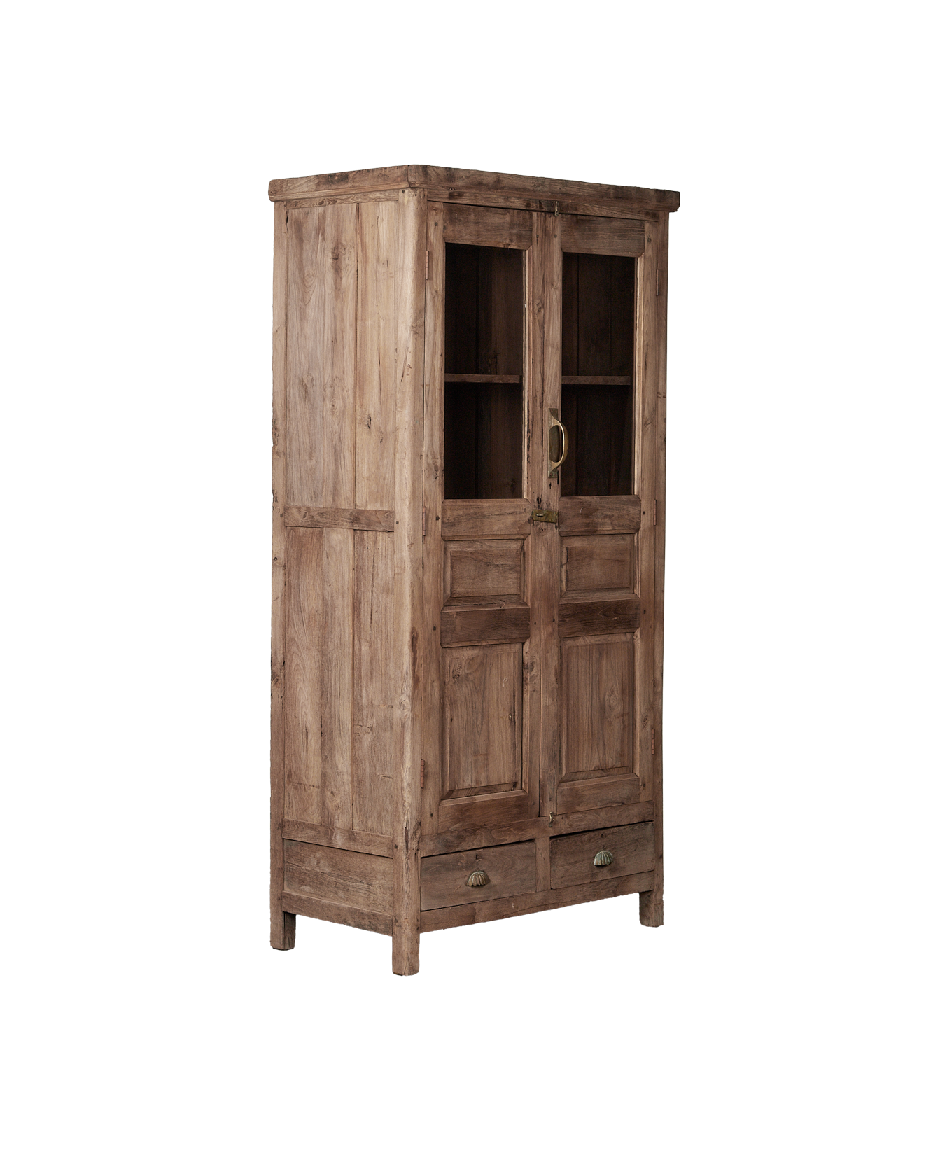 Vintage Wood Cabinet - Natural from India made of Wood