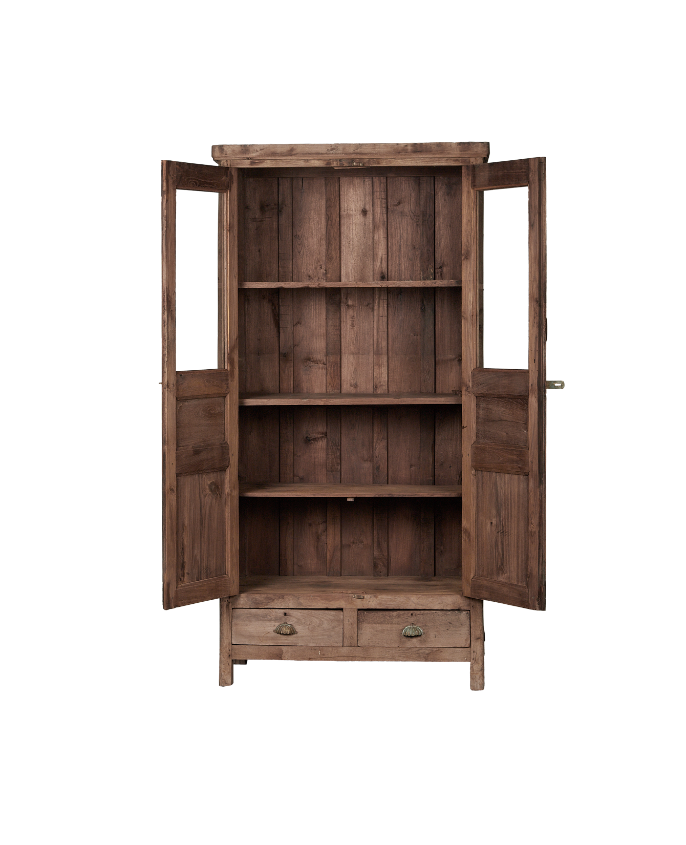 Vintage Wood Cabinet - Natural from India made of Wood
