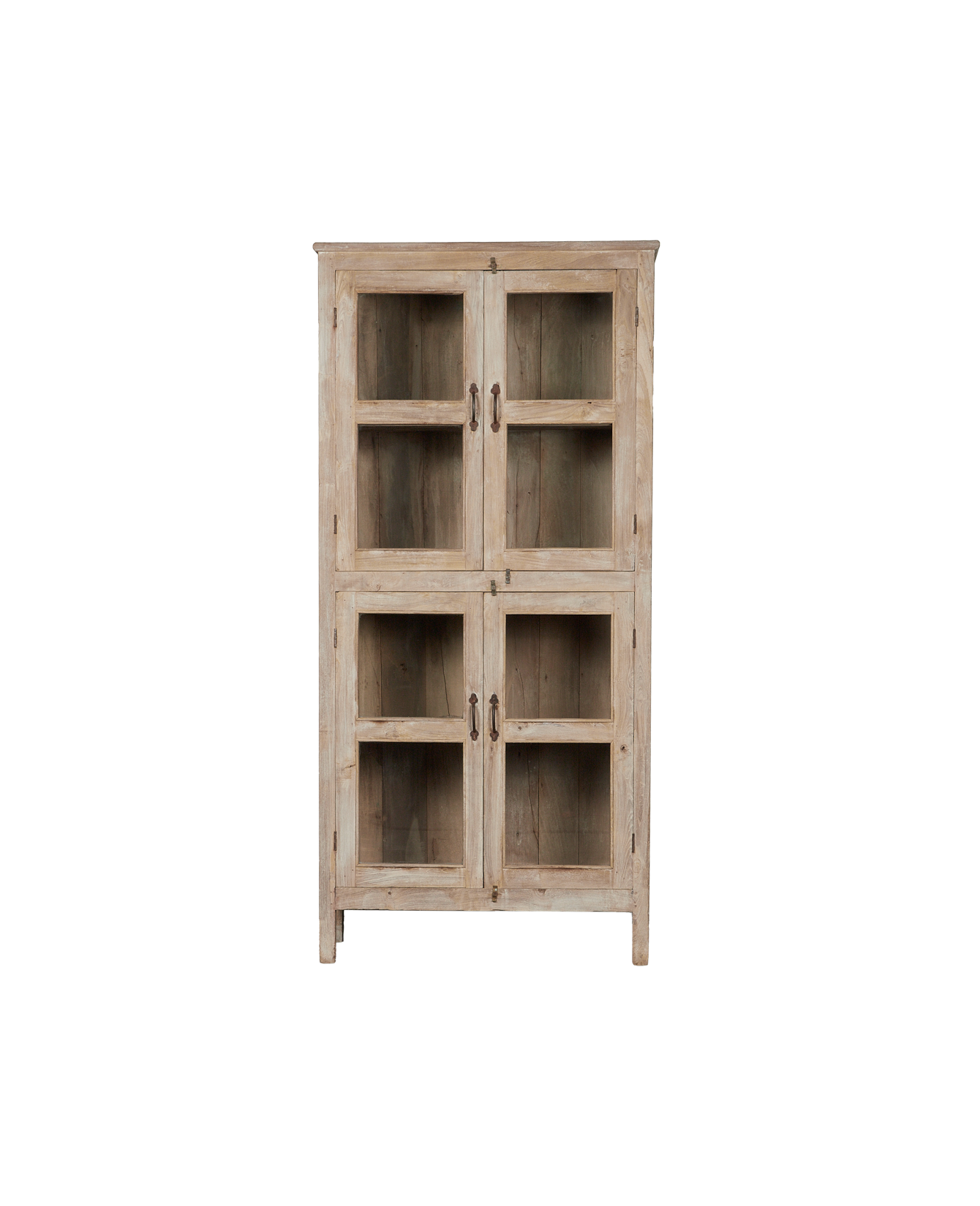 Vintage Wood Cabinet - Bleached from India made of Wood