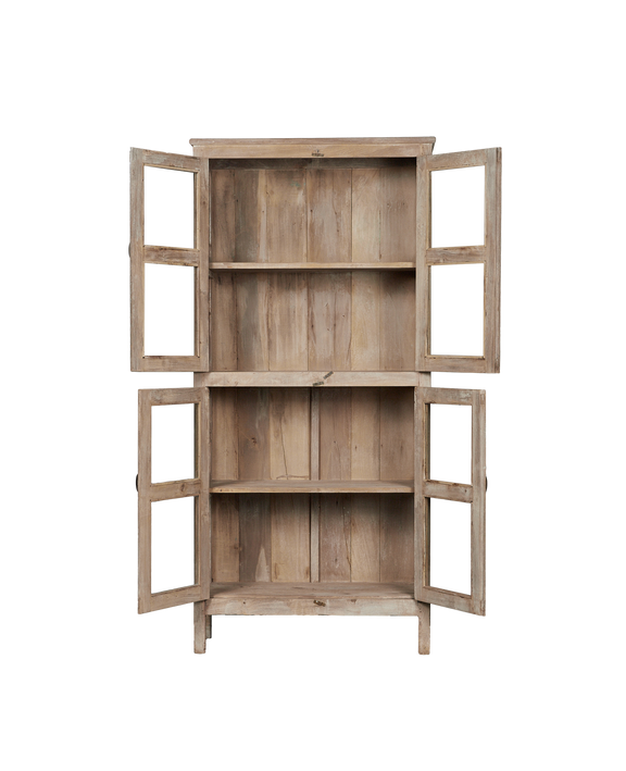 Wood Cabinet - Bleached
