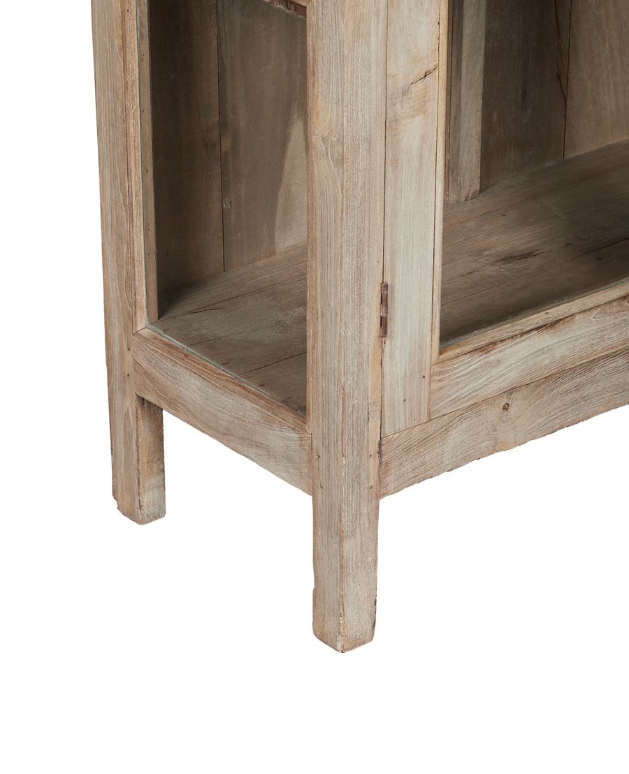 Vintage Wood Cabinet - Bleached from India made of Wood