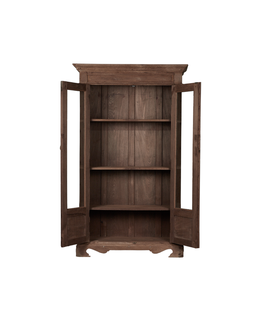 Vintage Wood Cabinet - Natural from India made of Wood