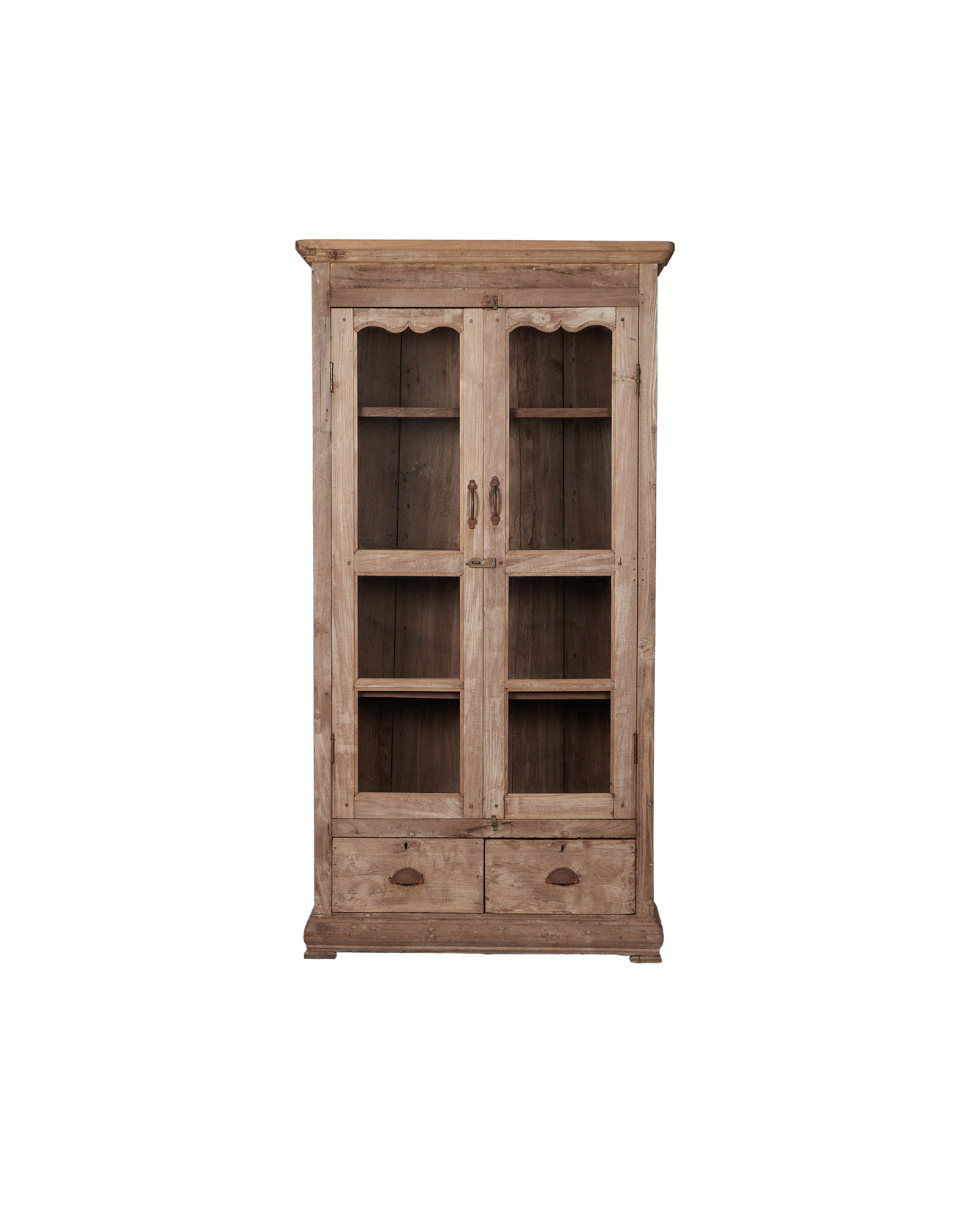 Vintage Wood Cabinet - Natural from India made of Wood