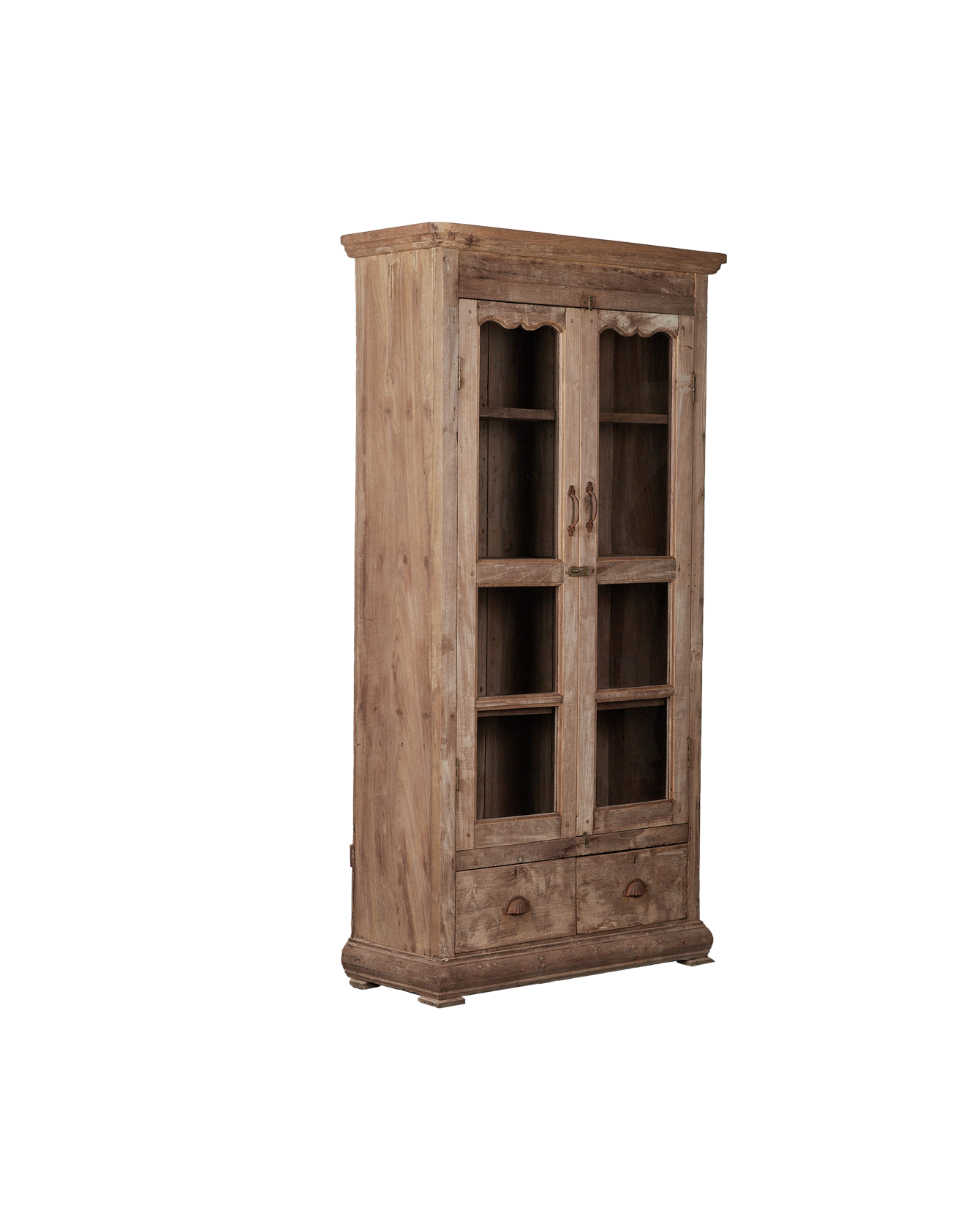 Vintage Wood Cabinet - Natural from India made of Wood