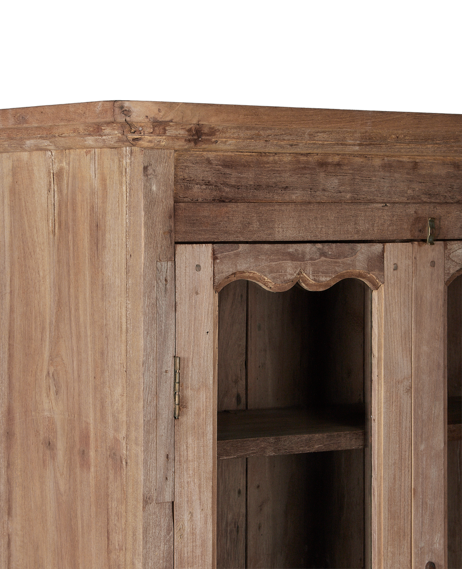 Vintage Wood Cabinet - Natural from India made of Wood