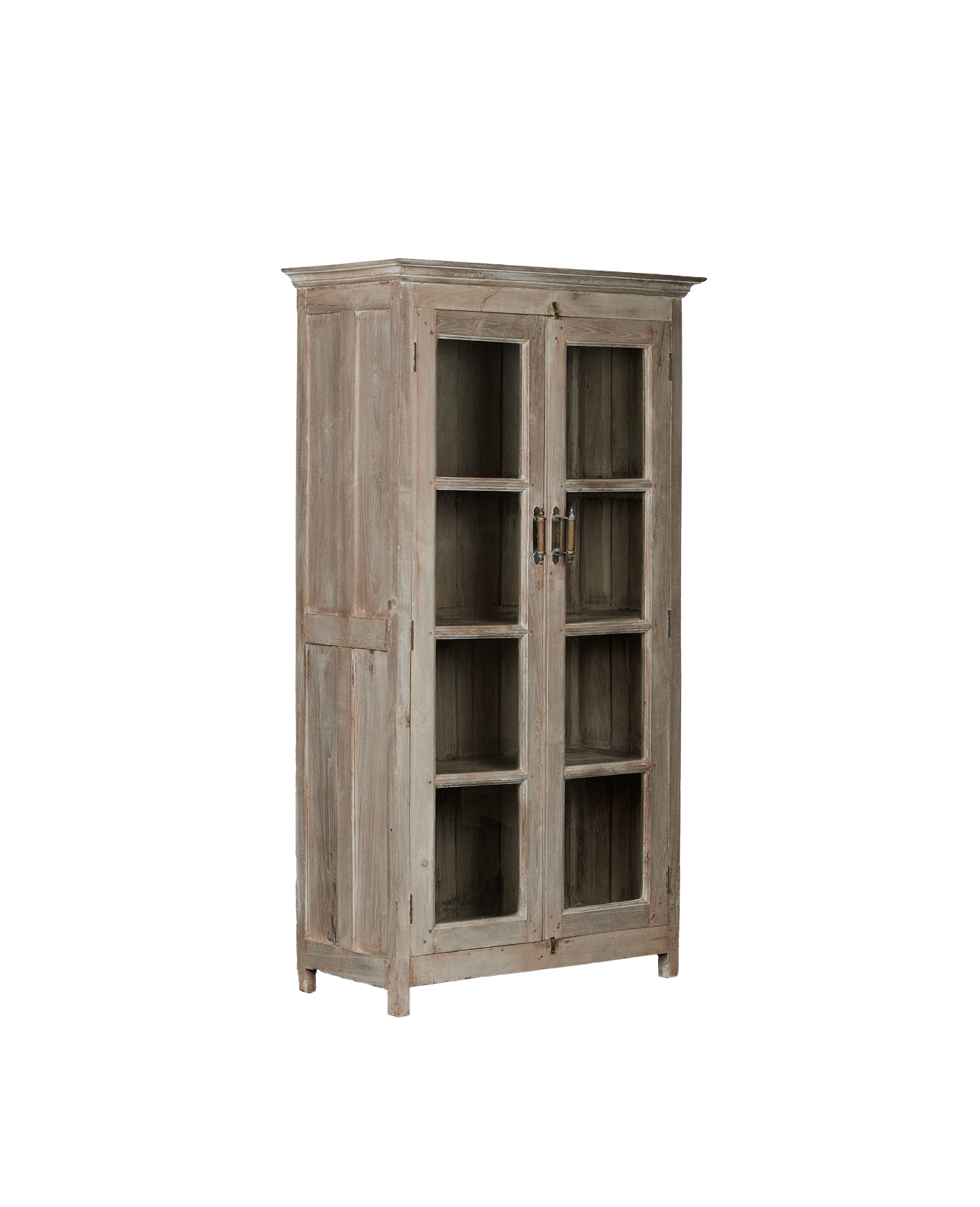 Vintage Wood Cabinet - Bleached from India made of Wood