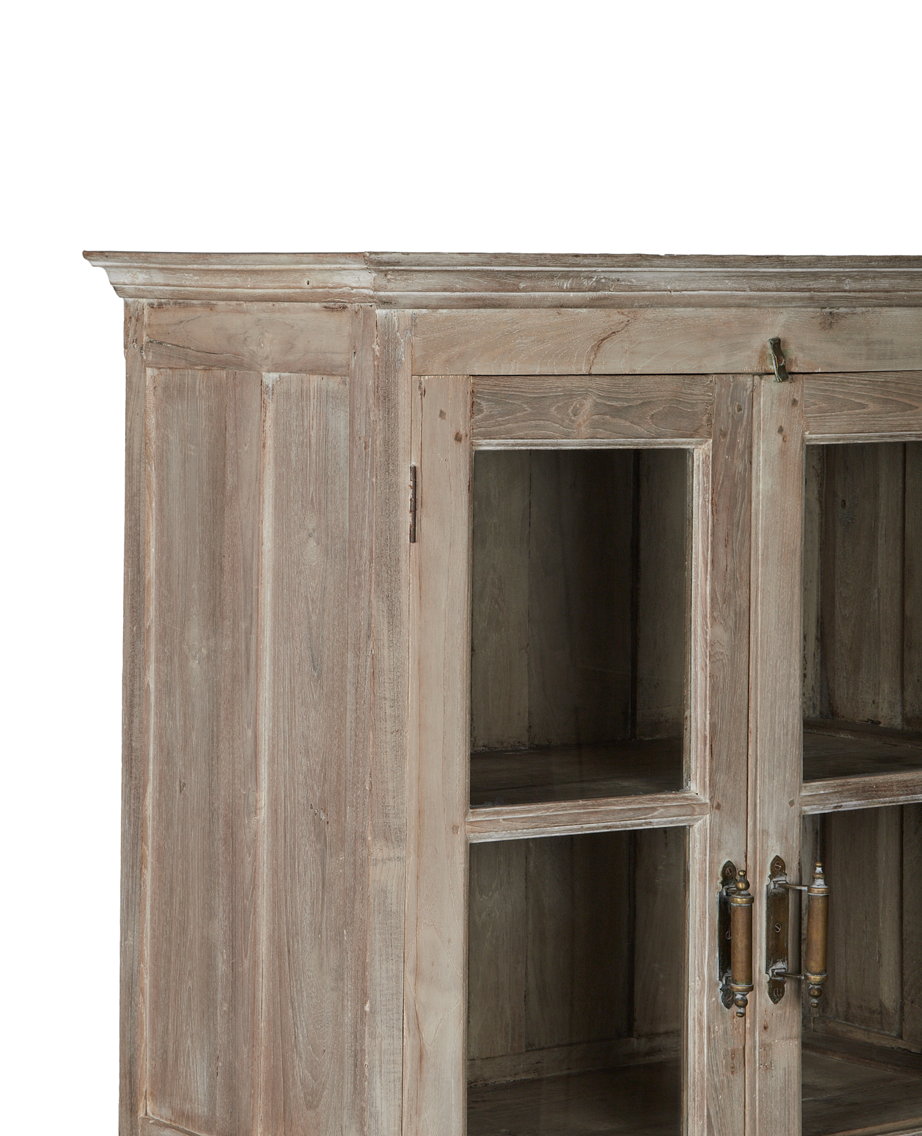 Vintage Wood Cabinet - Bleached from India made of Wood