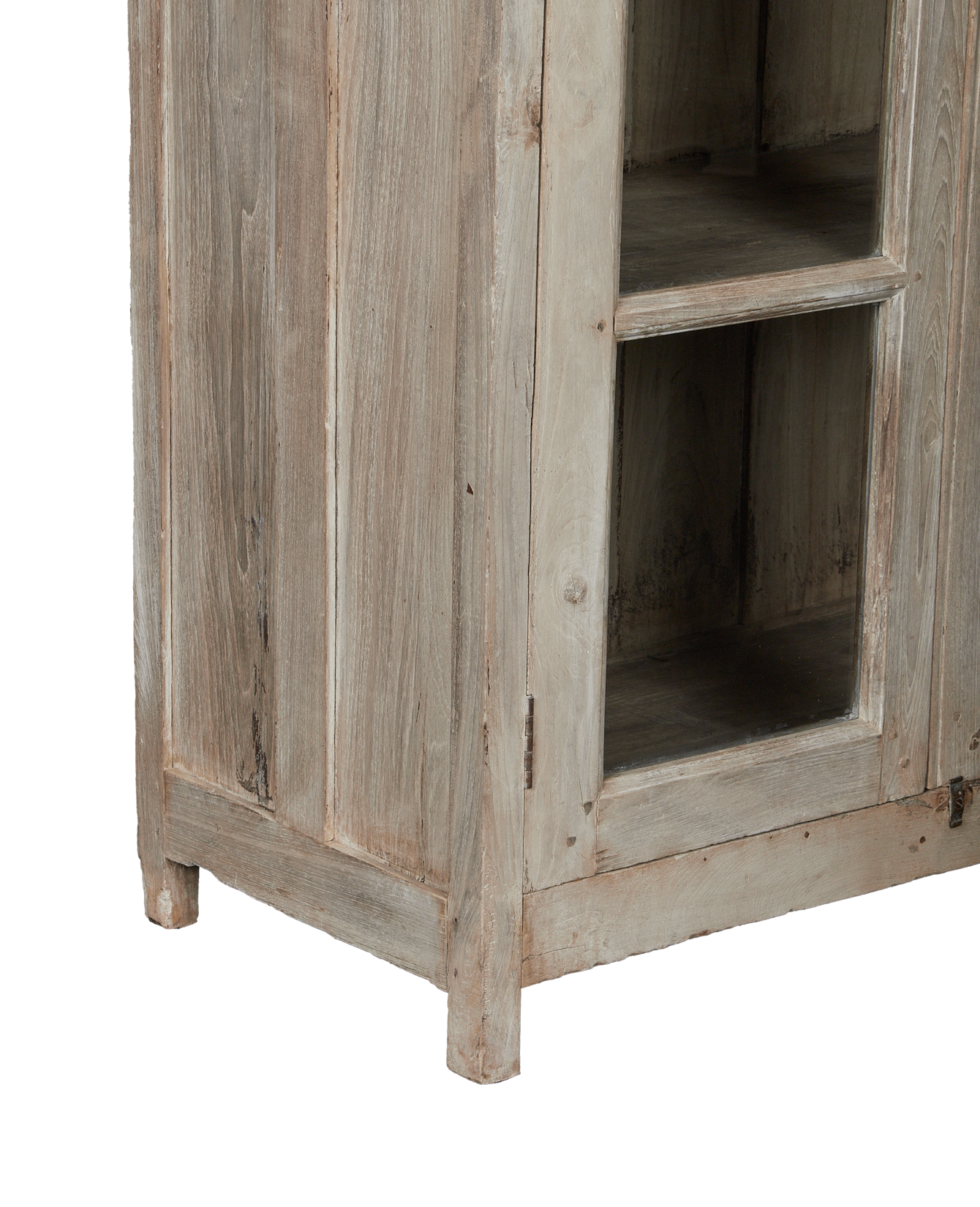 Vintage Wood Cabinet - Bleached from India made of Wood