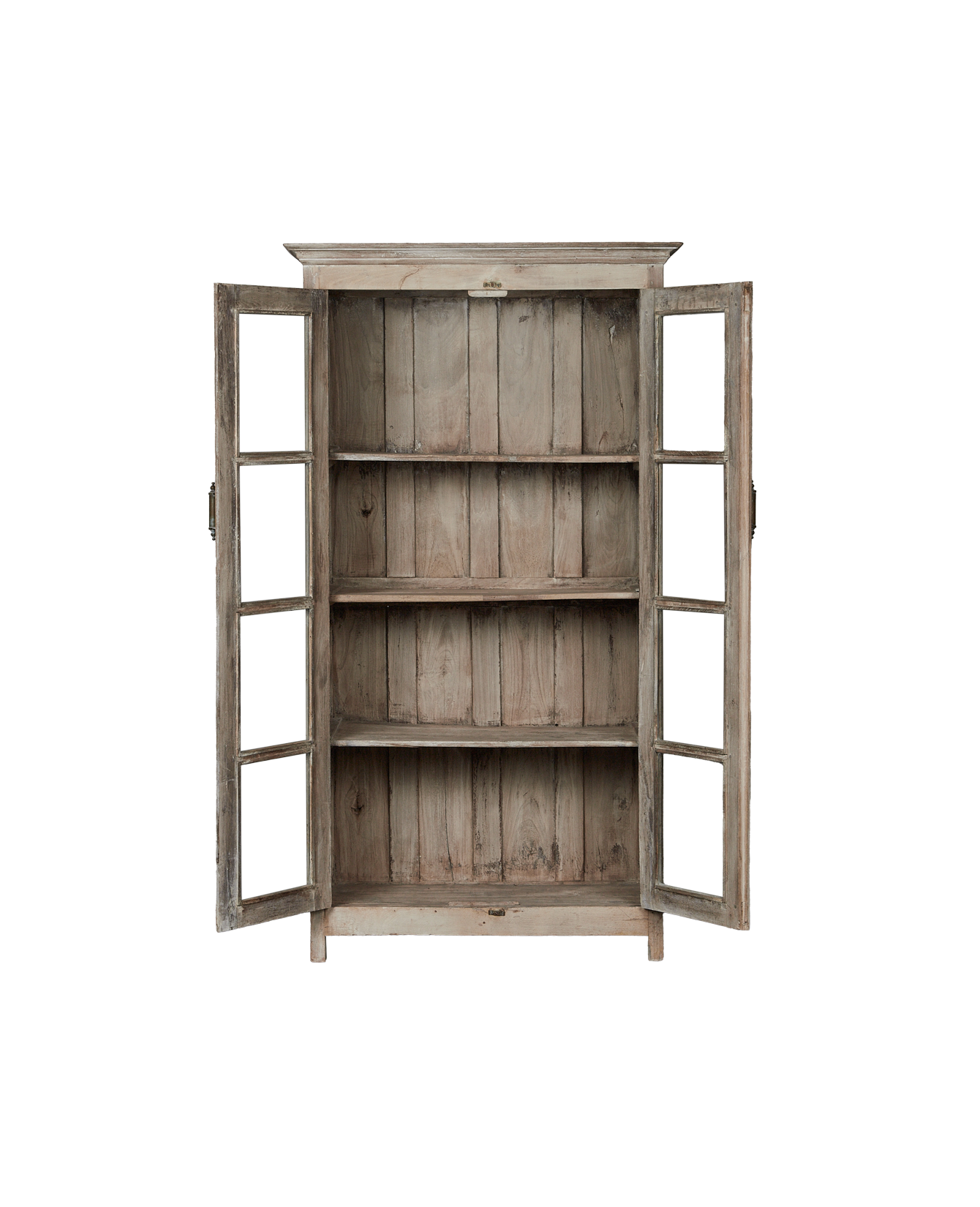 Vintage Wood Cabinet - Bleached from India made of Wood