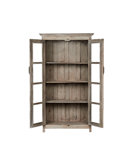 Wood Cabinet - Bleached