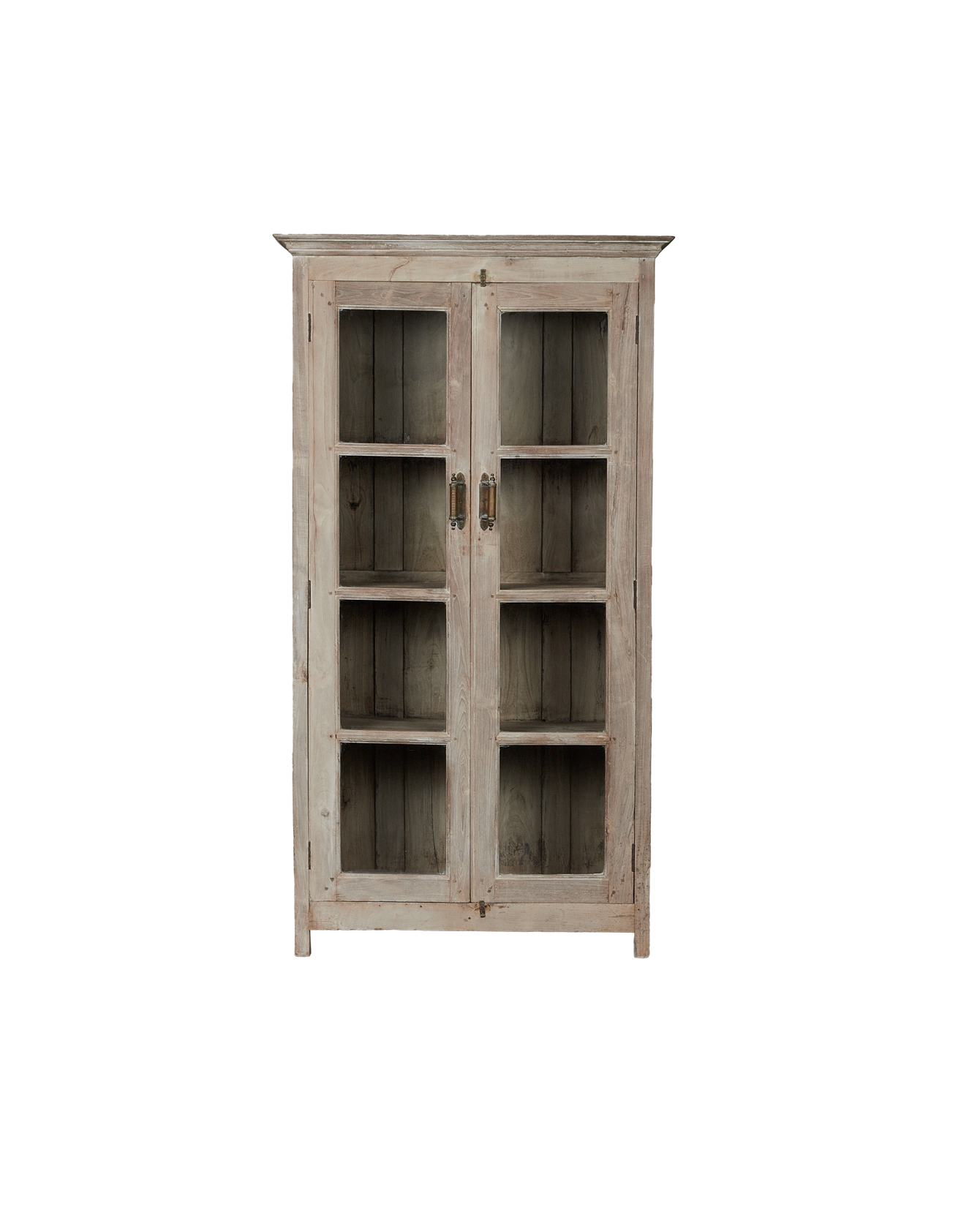 Vintage Wood Cabinet - Bleached from India made of Wood