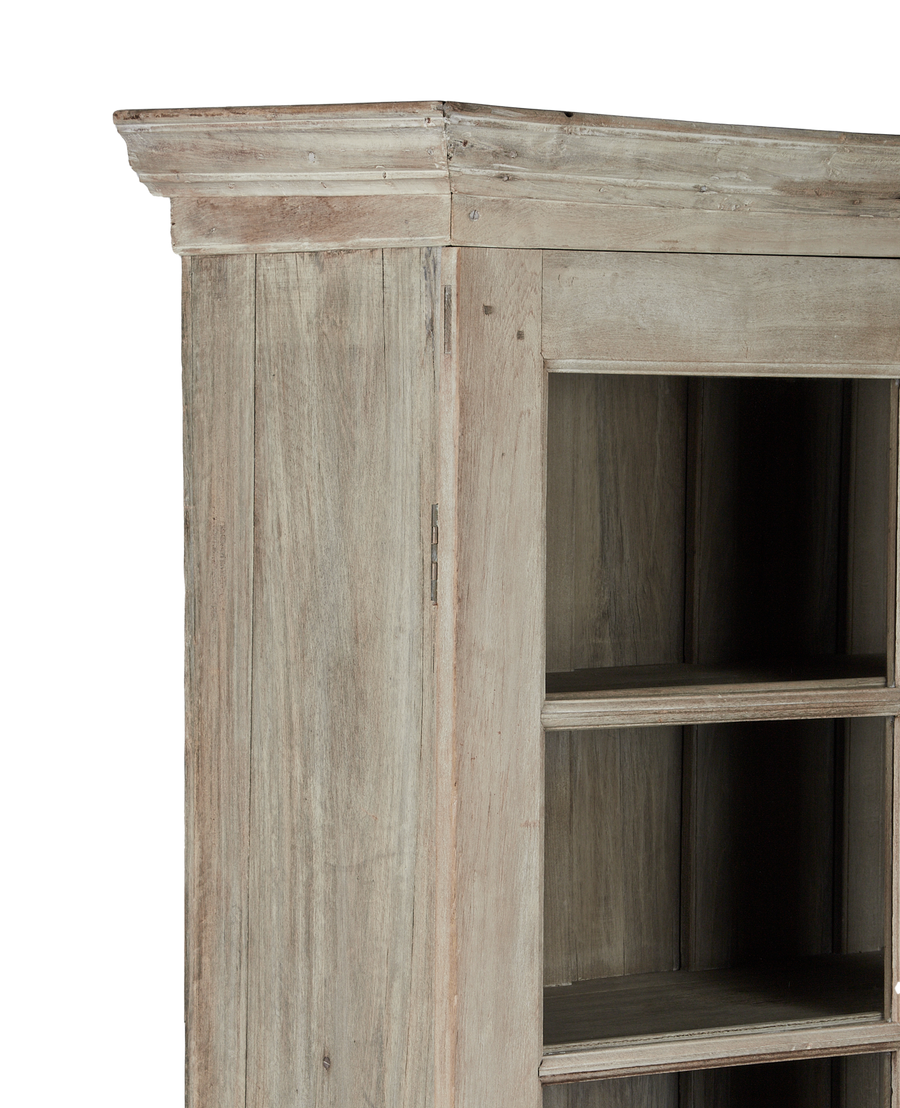 Vintage Wood Cabinet - Bleached from India made of Wood