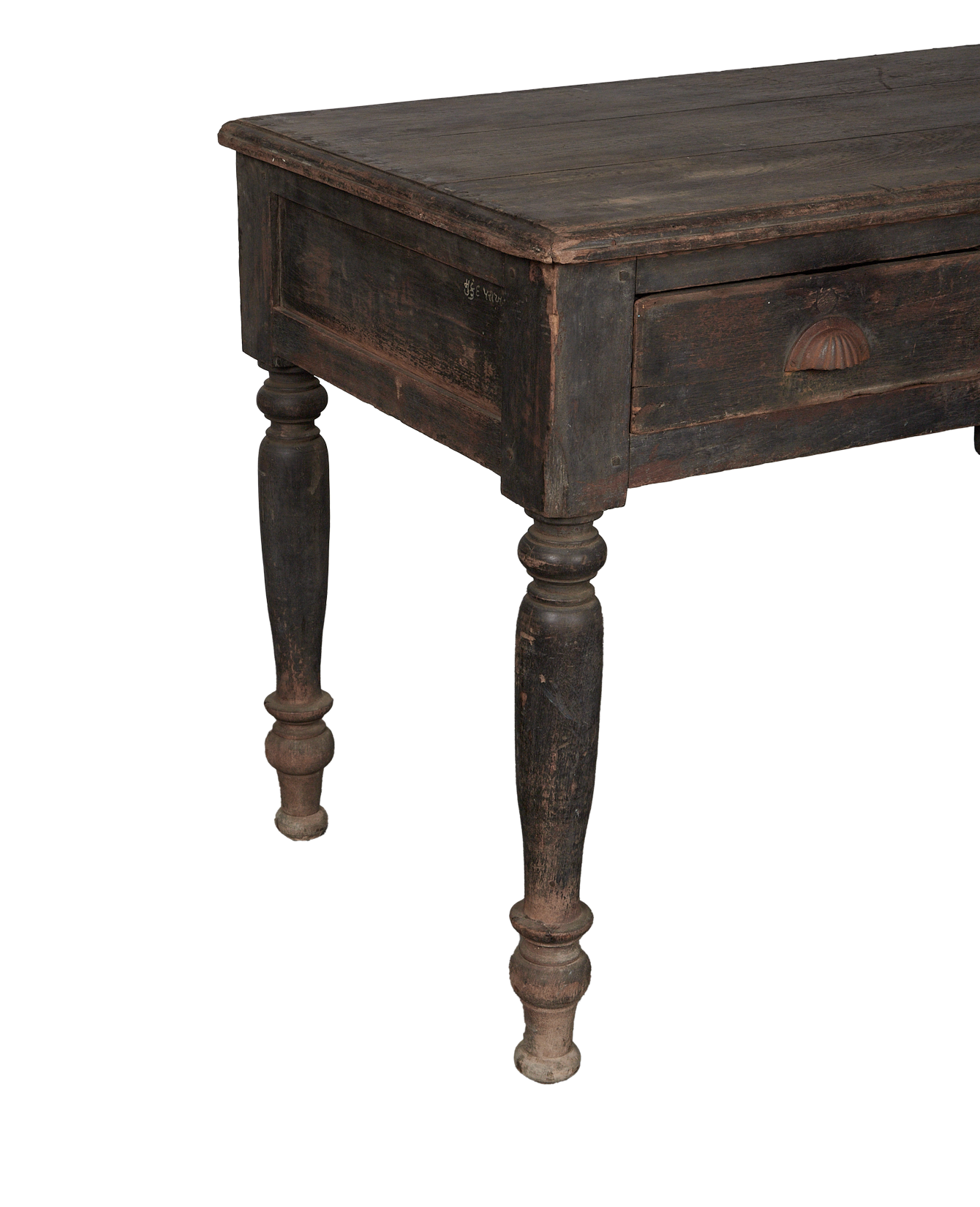 Vintage Wood Desk - Natural from India made of Wood