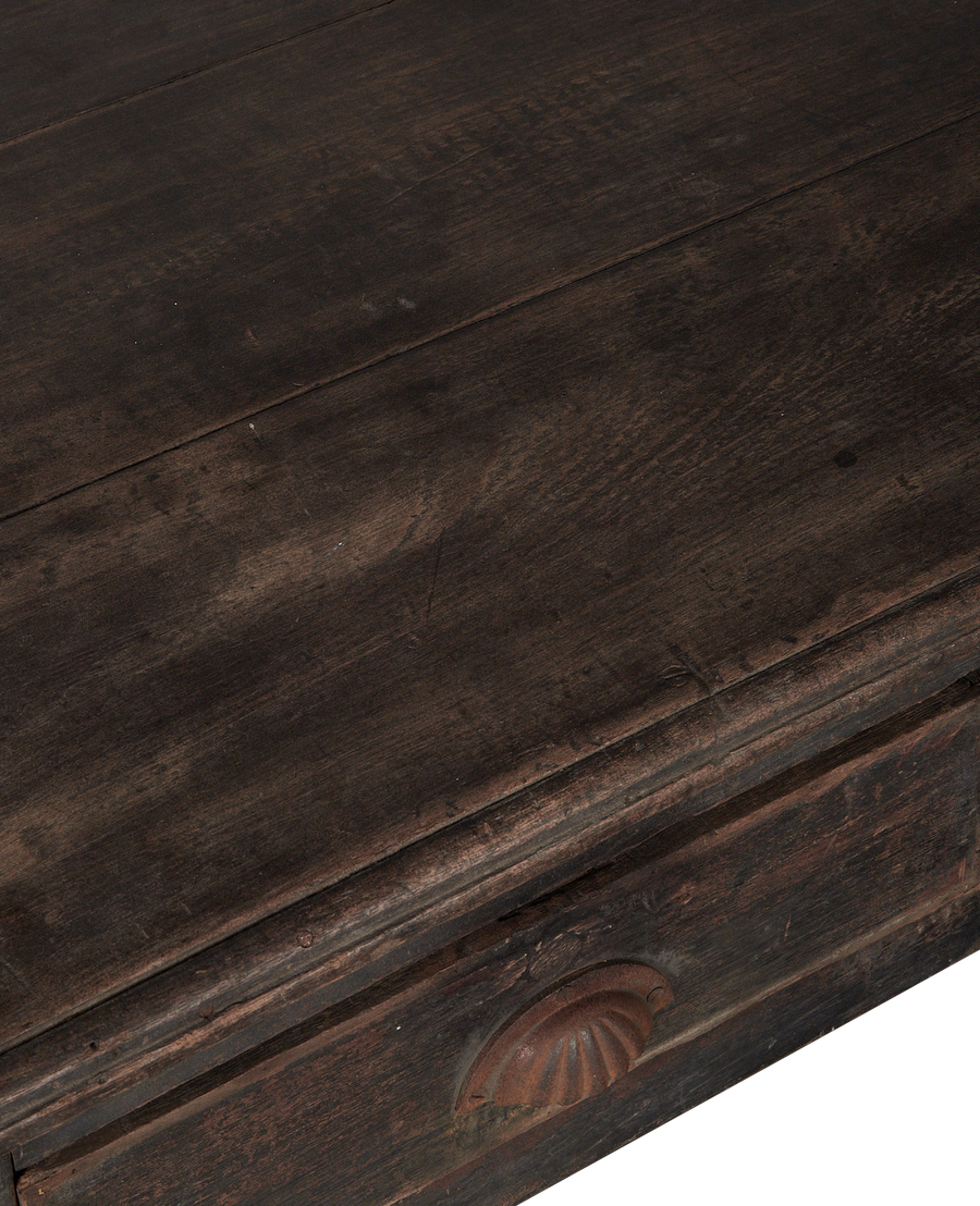 Vintage Wood Desk - Natural from India made of Wood