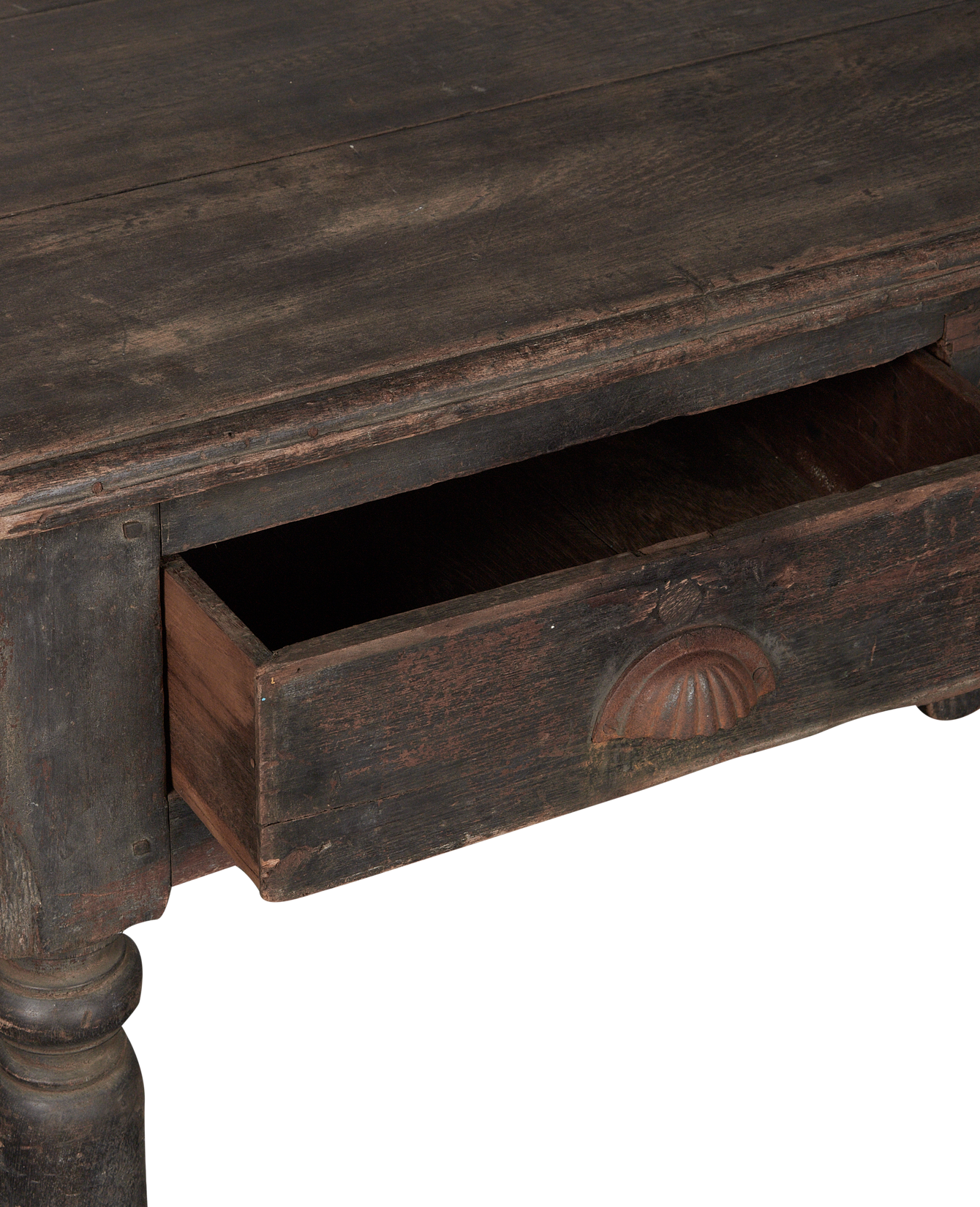 Vintage Wood Desk - Natural from India made of Wood