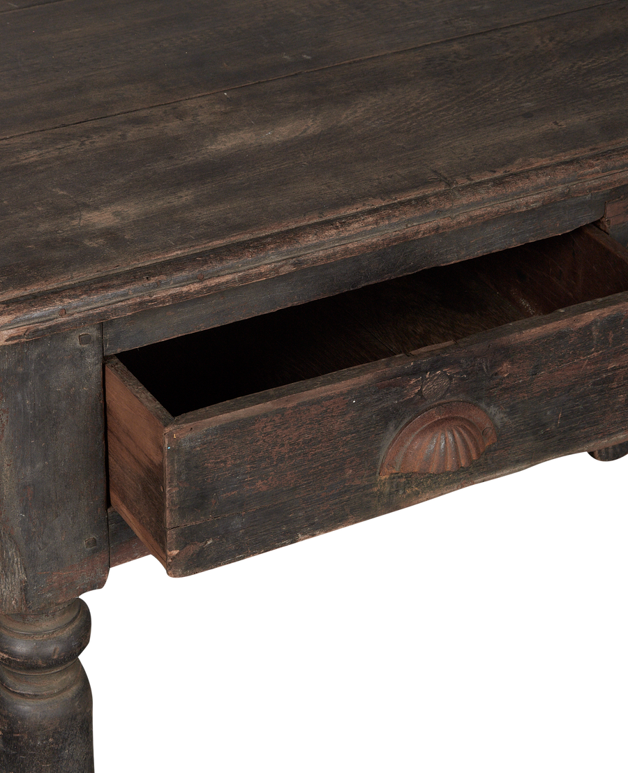 Vintage Wood Desk - Natural from India made of Wood