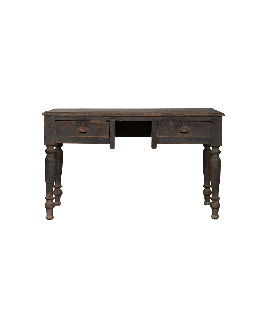 Vintage Wood Desk - Natural from India made of Wood
