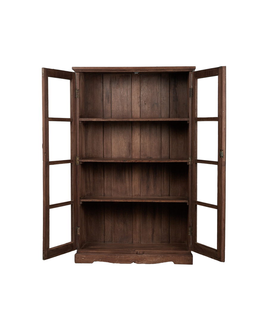Vintage Wood Cabinet - Natural from India made of Wood