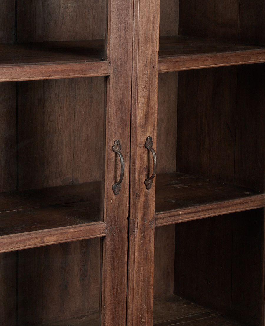 Vintage Wood Cabinet - Natural from India made of Wood
