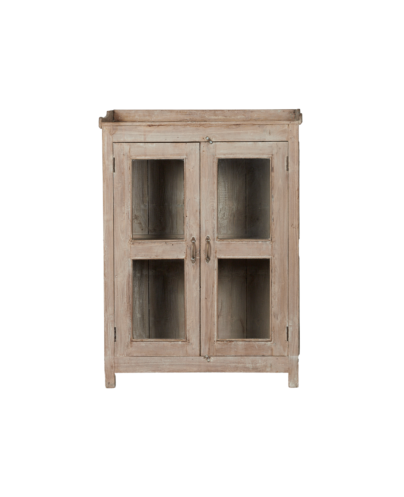 Vintage Wood Cabinet - Bleached from India made of Wood
