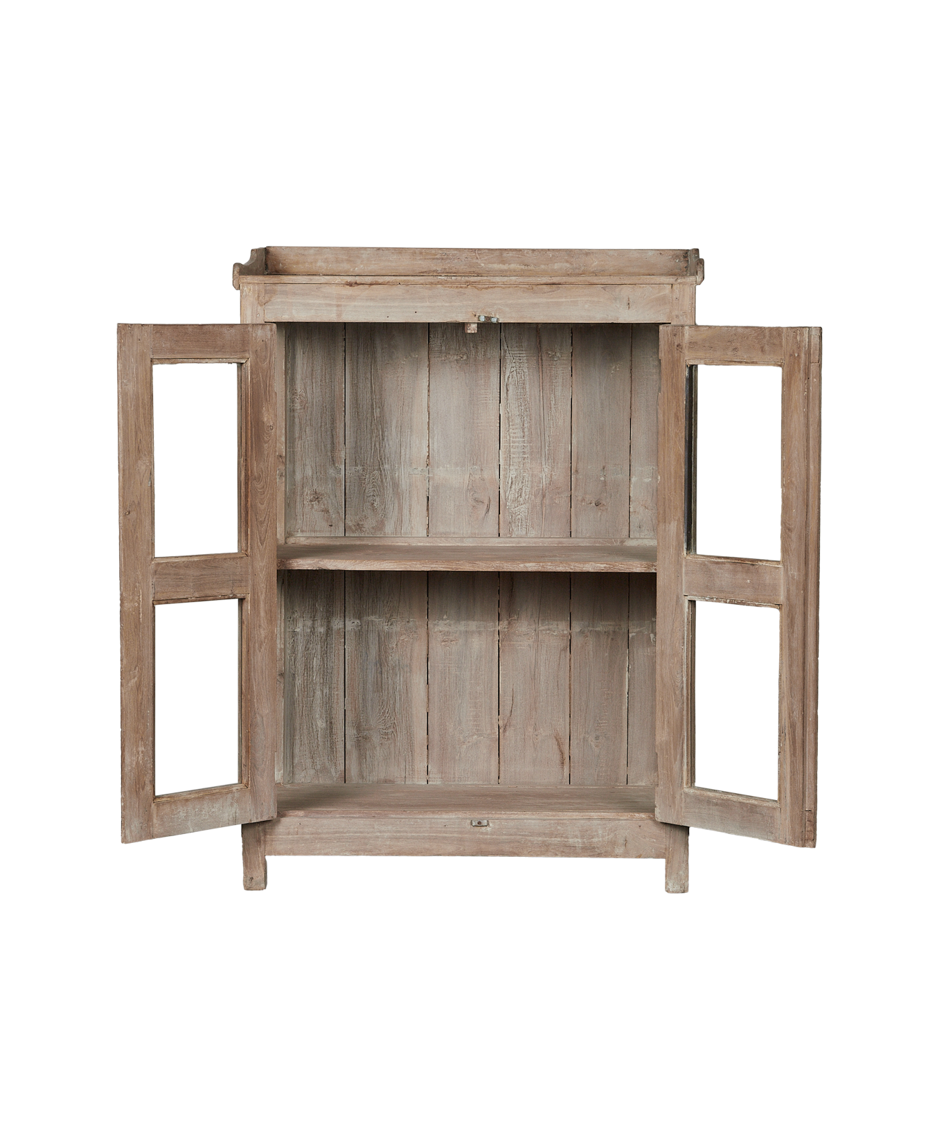 Vintage Wood Cabinet - Bleached from India made of Wood